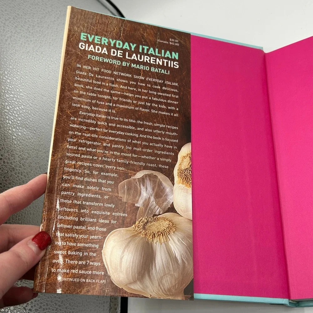 Everyday Italian Giada‎ De Laurentiis 125 Simple Recipes Cookbook Hardcover